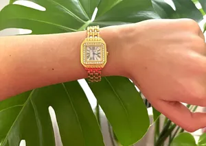 Gold vintage style timeless gold watch thumbnail 2