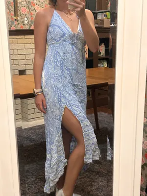 Blue Hollister Dress Floral thumbnail 5