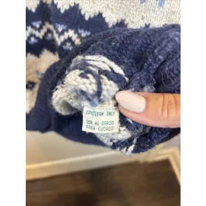 St. Johns Bay Fair Isle Nordic Women Sz Large Wool Blend Sweater Cottagecore Ski thumbnail 6