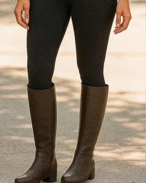 Easy Street Jewel Black Riding Boots Women’s 6M Knee High Studded Comfort thumbnail 1