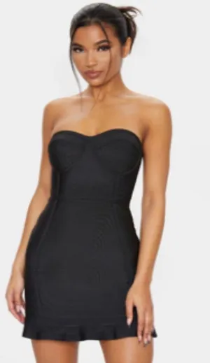 Pretty Little Thing Black Dress thumbnail 1