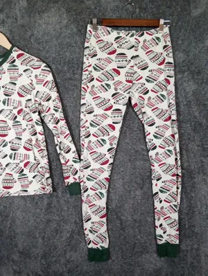 Burt's Bees Baby Womens Set Pajamas All Over Print Mittens Organic Cozy Sz Small thumbnail 5