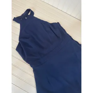 Lulus Confidently Charismatic Navy Backless Halter Dress Backless Extra Large thumbnail 4