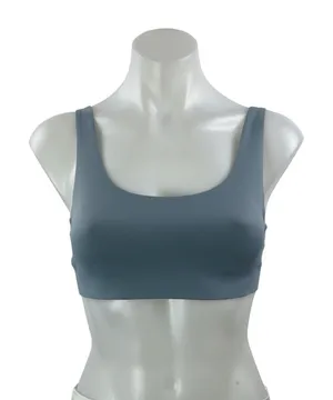 Lululemon Women's Blue Scoop Neck Yoga Athletic Sports Bra Crop Top Size 6 A/B thumbnail 1