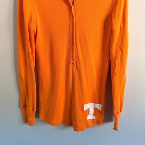 Y2k Orange Victoria'S Secret Pink University Of Tennessee Volunteers Thermal Top thumbnail 5