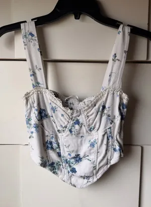 Altar'd State Cropped Tank Top thumbnail 1