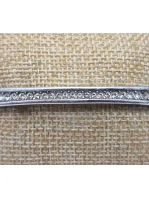 Brighton Secret of Love Hinged Bangle Bracelet Silver Plated Crystals & Etching thumbnail 5