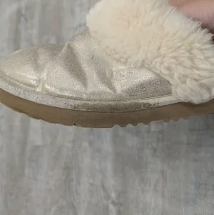 Ugg Gold Metallic Slippers Size 38 thumbnail 7