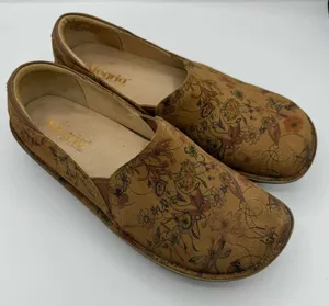 Alegria Debra‎ Woodland Wonders Leather Clogs Brown size 42 11.5/12 comfort thumbnail 1
