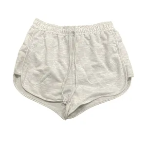 Tie Front Lounge Shorts in Gray, Size M​ thumbnail 2