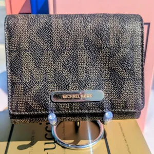 MICHAEL Michael Kors Jet Set Wallet Dark Brown & Beige thumbnail 1