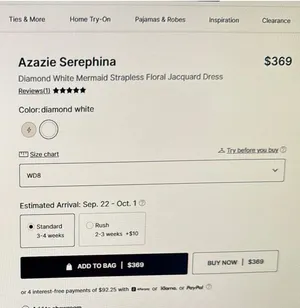 Azazie Bridal Dress - Serephina thumbnail 6