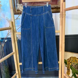 Anthropologie Pilcro and the Letterpress Wide Leg Cropped Jeans ~ Size 26 💛🍄 thumbnail 3