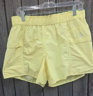 FP Movement by Free People Pale Yellow Athletic Shorts with Pockets thumbnail 1