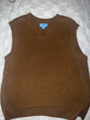 Brown Sweater Vest thumbnail 1