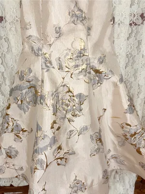 Stunning Bicici & Coty Metallic Brocade Prom Gown thumbnail 2