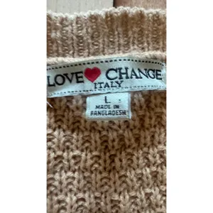 Love Change Italy Womens Large Colorblock Striped Open‎ Front Cardigan Sweater thumbnail 2