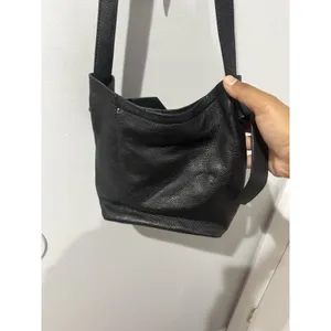 Lucky Brand Jeun Hobo Bag Black Knot‎ Adjustable Strap Crossbody W thumbnail 6