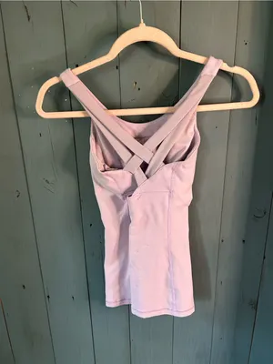 Lululemon Lilac Cross-Back Athletic Tank Top | Women’s Size 4 thumbnail 3