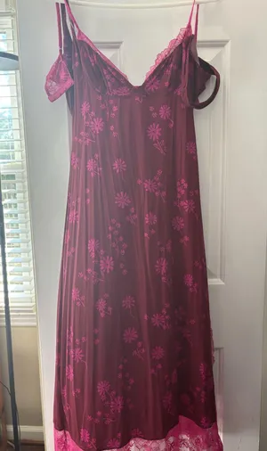 Free People Silky floral Dress thumbnail 1
