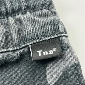 Aritzia TNA‎ Camouflage Mid Rise Gray Grey Jogger Style Cotton Pant Women Medium thumbnail 5