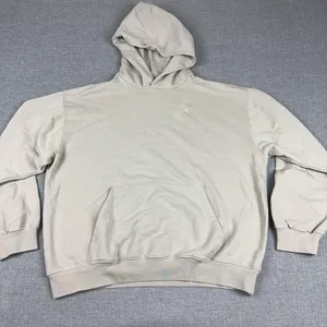 Madewell Hoodie Womens Large Beige Pullover Terry Kangaroo Pocket Relaxed thumbnail 1