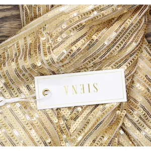 Siena Womens Sequined Midi Dress SATP1740 Gold Yellow 6 thumbnail 3