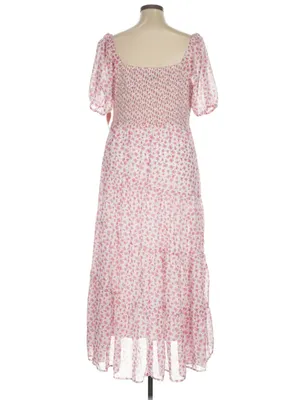 Arula Caitie Floral Maxi Puff Sleeve Dress 1X NWT thumbnail 3