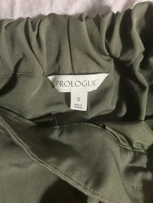 Prologue Olive Drawstring Jogger Pants Size S thumbnail 2