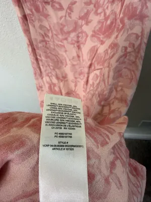 Aritzia Wilfred Broadway Ruffle‎ Slip Midi Dress Coral Rose Womens Size 8 thumbnail 7