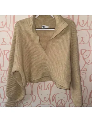Princess Polly quinten 90s chunky oversized sweater thumbnail 2