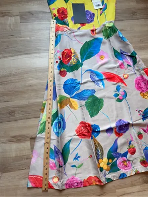 Tuckernuck Vivid Jardin Dominique Floral Multicolor Sleeveless Dress size Medium thumbnail 4