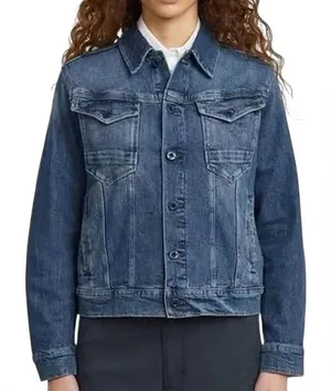 G-star Raw Blue Denim Jeans Stretchy Jacket(Size Small) thumbnail 1