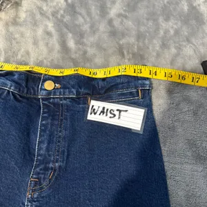 Madewell Emmett Wide-Leg Jeans Women 26 Dark Wash Hi Rise Denim Minimalist Chic thumbnail 7