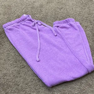 Exist Lavender Track Joggers with White Lettering thumbnail 2