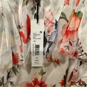 Alice and Olivia Floral Ruffle mini dress thumbnail 5
