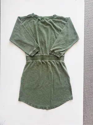 Anthropologie Daily Practice Terry Mini Dress - Moss, Size Small thumbnail 8
