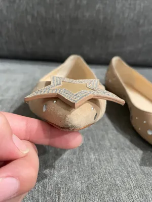 Isa Tapia Ganna Star Ballet Flats In Summer Sand Size 36 (6 US) thumbnail 7