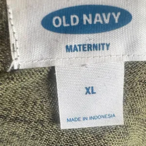 Old Navy army green super soft nursing maternity sweater size XL thumbnail 5