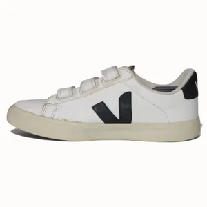 VEJA Recife White Black Leather Sneakers 40 US 9 thumbnail 3