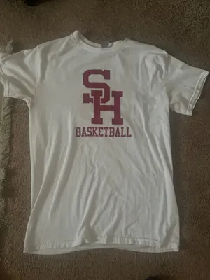 Basketball Shirt White thumbnail 1