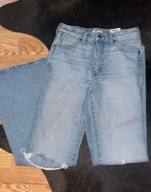 Wrangler Wanderer Light Wash Wide Leg Jeans thumbnail 1