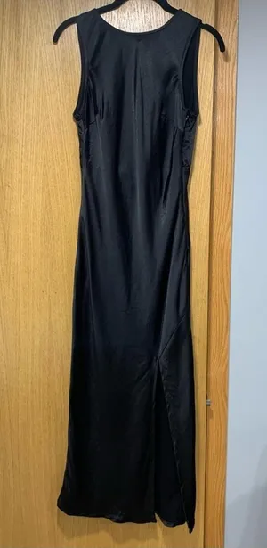 Petal and Pup Black Maxi Dress with a Slit and Open Back - Size 4 thumbnail 1