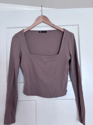 ZARA Long Sleeve Top thumbnail 4