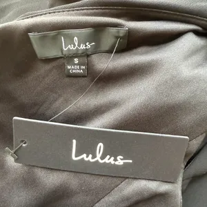 Lulus Simply Brilliant Black One-Shoulder Bow Maxi Dress Size Small thumbnail 12