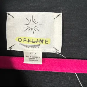 Aerie Offline Black Quarter Zip Anorak Jacket Size Small Petite Utility thumbnail 10