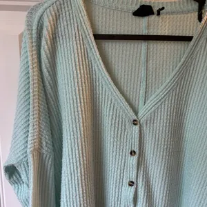 Out From Under Jojo Waffle Thermal Mint Size S thumbnail 5