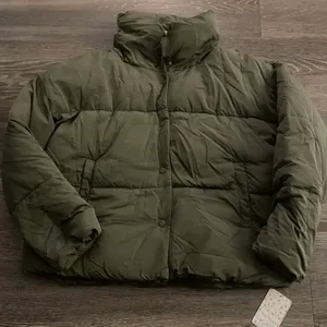 Free People NWT Weekender Olive Green Quilted Puffer Jacket. Size Large thumbnail 11
