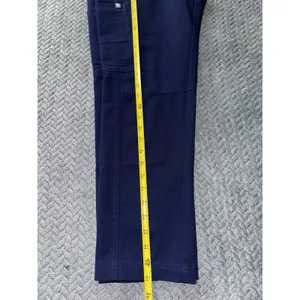 Figs Jogger Women Zamora Navy Blue‎ Taper Technical Scrub Size Medium Short thumbnail 11