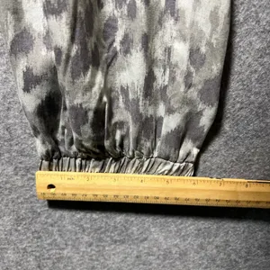 Cloth & Stone Jogger Pants Gray‎ Animal Print Drawstring M Tencel Lyocell thumbnail 4